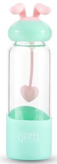 Пляшка для води з боросилікатного скла GIPFEL PAOLA 8324 - 350мл, зелена