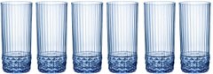 Набор стаканов Bormioli Rocco America'20s Sapphire Blue (122154BB9121990) - 480 мл, 6 шт