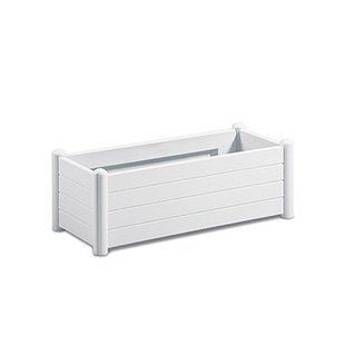 Вазон STEFANPLAST ITALIA 80024 - прямоугольный (белый)