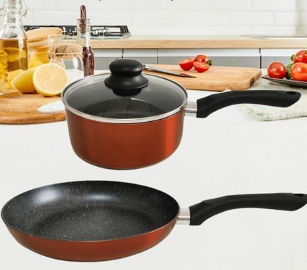 Сковорода с антипригарным мраморным покрытием Smart Bohmann BH 6013-20 см