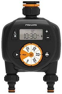 Таймер подачі води для поливу на дві зони Fiskars (1054792)