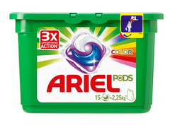 Капсули для прання Ariel Pods Color & Style 15 шт (4015600949822)