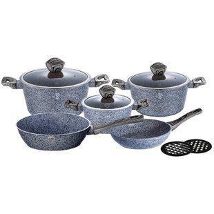 Набор посуды Berlinger Haus Forest Dark Gray BH-1576 - 10 пр.