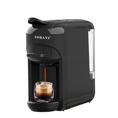 Кофеварка 3в1 для капсул Nespresso, Dolce Gusto и молотого кофе на 19бар Sokany SK-516 - 600мл/1450вт
