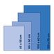 Килимок для ванної KELA Maja, морська хвиля, 65х55х1.5 см (23542), Блакитний, 55х65