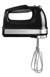 Ручний міксер KitchenAid 5KHM9212EOB - 9 швидкостей, чорний