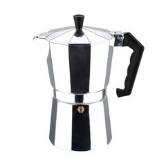 Кофеварка гейзерная San ignacio SG-3509 - на 12 чашек, Металлик