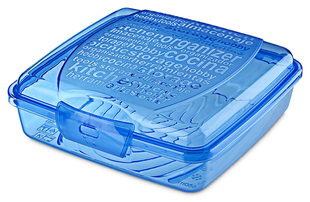 Ланч-бокс прямоугольный Titiz Takeaway AP-9267-LB (голубой) - 550 мл