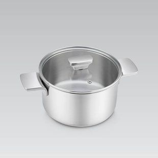 Кастрюля профессиональная из нержавеющей стали Maestro MR3521-24 на 5.7л