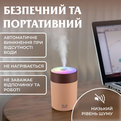 Увлажнитель воздуха USB Colorful Humidifier 300ml мини увлажнитель воздуха