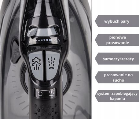 Праска з подачею пари Kamille KM-6711 - 2800 Вт