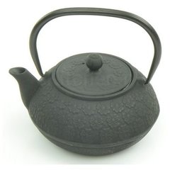 Чайник чавунний заварювальний Peterhof PH-15624 - 0.9 л, чорний