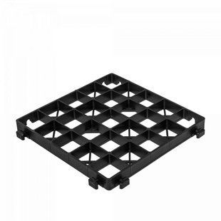 Газонна решітка, OPTIMAL GRID, 30х333x333мм чорна, KROG30BC