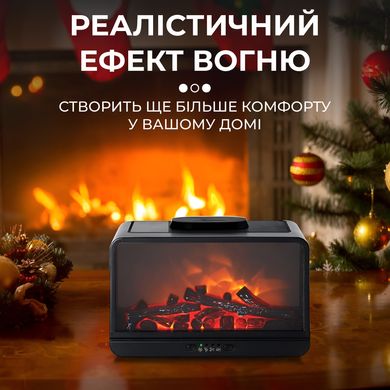 Увлажнитель воздуха Flame Fireplace Aroma Diffuser Black увлажнитель очиститель воздуха