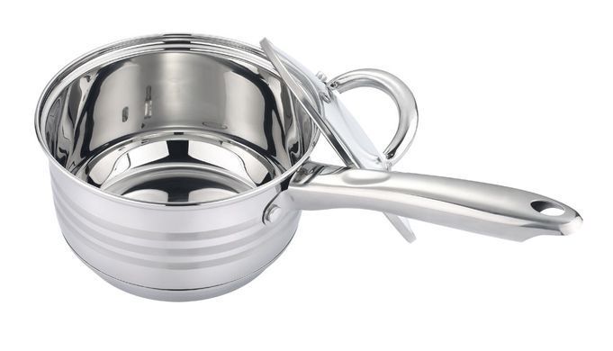 Ковш с крышкой из нержавеющей стали Bohmann BH 3138-16 - 2л/16см