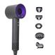 Фен стайлер для волос 5 в 1 Supersonic Premium 1600 Вт 5 насадок 3 режима скорости Фиолетовый