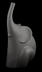 Статуетка N430/B "Слон" 29 см, т.-сір.