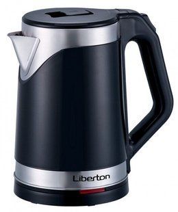 Электрочайник Liberton LEK-2201 Black - 2.2 л, 1500 Вт
