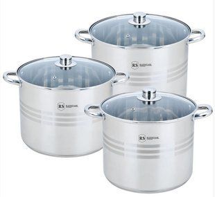 Набор больших кастрюль RAINSTAHL RS 2301-06 - 3шт