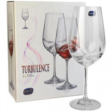 Набор бокалов для вина Bohemia Turbulence 40774/550 (550 мл, 2 шт)