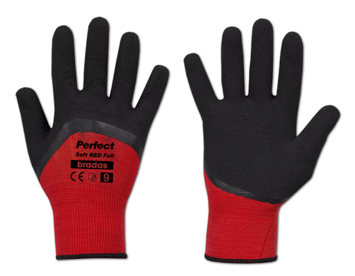 Перчатки защитные PERFECT SOFT RED FULL латекс, размер 8, RWPSRDF8
