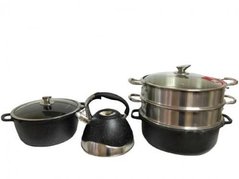 Набор кухонной посуды Wellberg WB-3317 - 7 предметов