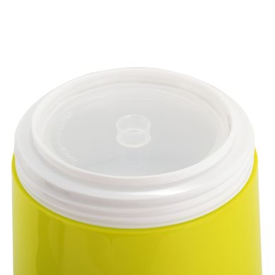 Термос пищевой для супа Kamille Желтый 1400мл пластиковый со стеклянной колбой KM-2022
