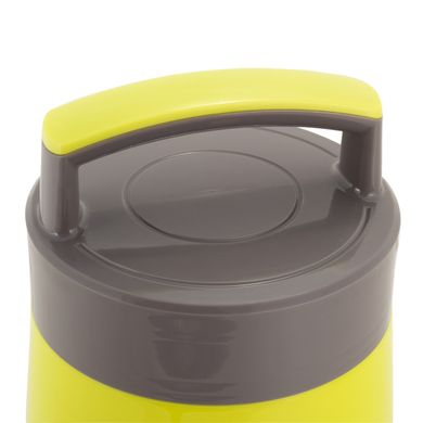 Термос пищевой для супа Kamille Желтый 1400мл пластиковый со стеклянной колбой KM-2022