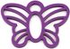 Подставка под горячее "бабочка" GIPFEL 0264 - 15.9х11.4х0.65см (фиолетовая)