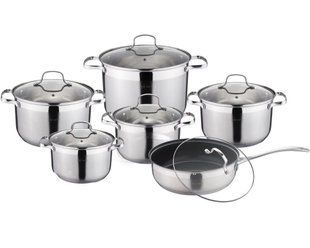 Набор посуды RAINSTAHL RS 1855-12 - 12 пр, Металлик