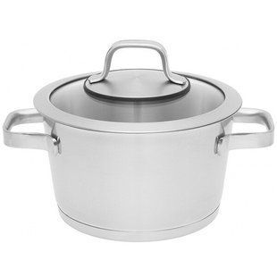 Каструля зі скляною кришкою BERGHOFF Manhattan 1100069 - 20 см