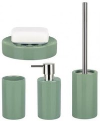 Набор аксессуаров для ванной Spirella TUBE - зеленый