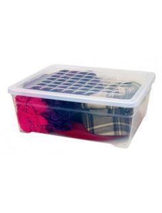 КОНТЕЙНЕР ДЛЯ ХРАНЕНИЯ CURVER "TEXTILE BOX" 03007 (10л), Белый