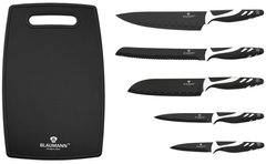 Набор ножей с доской Blaunann BL 5008 - 6 предметов