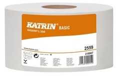 Папір туалетний KATRIN BASIC GIGANT "L" 2559 - 1 куля, 350м