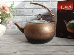 Чайник 3 л с антипригарн.покрытием, ручка серп, индукция, OMS Collection (Турция) 8211-XL капучино