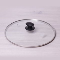 Скляна кришка з металевим обідком Kamille KM0652L - 32 см