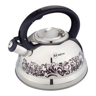 Чайник зі свистком Rainstahl RS 7642-27 - 2,7 л, Металік