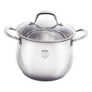 Каструля з кришкою Berlinger Haus Silver Belly Collection BH-1415 - 13 л