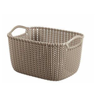 Корзинка прямоугольная Curver Knit S 03674-X59 - коричневая