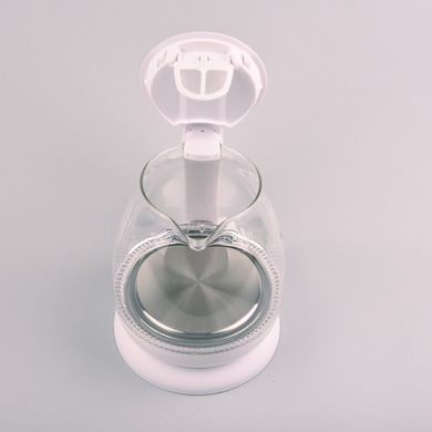 Електрочайник скляний круглий MAESTRO MR055-WH – 1л, білий