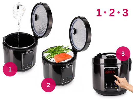 Мультиварка Kamille KM 6830 - 5 л, 900 Вт (24 програми)