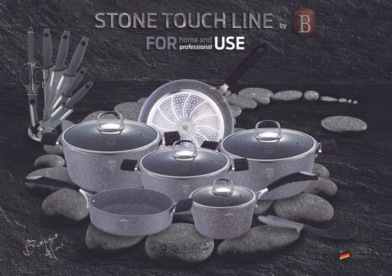Каструля Berlinger Haus Gray Stone Touch Line BH-1152 - 4.6 л
