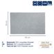 Килимок для ванної KELA Maja, гранітно-сірий, 80х50х1.5 см (23547), Сірий, 50х80