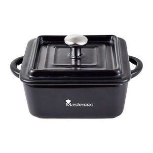 Міні-каструля квадратна з кришкою MasterPro Foodies cook & share (BGMP-10202) - 13,5X10,6 см
