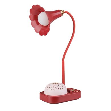 Лампа настольная аккумуляторная ночник 3.2 Вт светильник с проекцией звездного неба UP-180 Красный