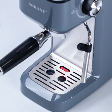 Кофеварка рожковая Sokany Cofee Maker 1.2л эспрессо машина кофеварка для дома