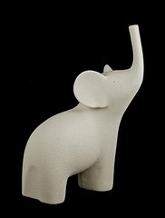 Статуетка N292/B "Слон" 28 см, беж.