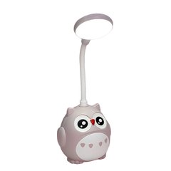 Лампа настільна дитяча акумуляторна з USB 4.2 Вт сенсорний настільний світильник Сова CS-289