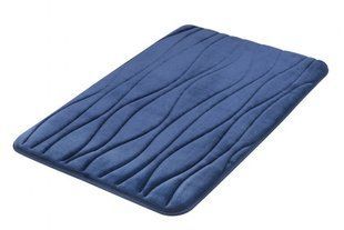 Килимок для ванної Bisk SILK - 50x80, темно-синій, Синій, 50х80